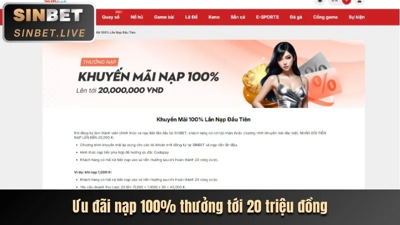 Các chương trình khuyến mãi hấp dẫn tại 2bong chính thức